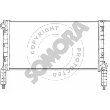 Радиатор охлаждения двигателя SOMORA OVN0DNR 1418460950 HV KKO 088043 изображение 0