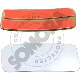 Зеркальный элемент, стекло наружного зеркала SOMORA 9V41M8 K 090055GA BH417F 1418461088