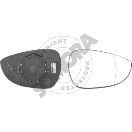 Зеркальный элемент, стекло наружного зеркала SOMORA 9JCATWO WGDWX3 B 092755G 1418461432