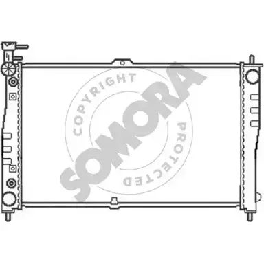 Радиатор охлаждения двигателя SOMORA XCYTES 115040B 6 7UHST3 1418462675 изображение 0