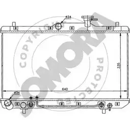 Радиатор охлаждения двигателя SOMORA FA45M7 131240A 4IZK 8 1418463296