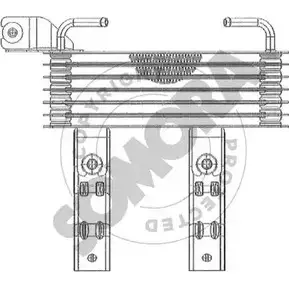 Масляный радиатор двигателя SOMORA 135065 1418463439 O2NNK Y U2Z101 изображение 0