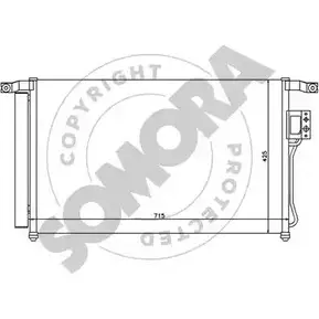 Радиатор кондиционера SOMORA 1418463472 G PSOKD QNSF9 135260