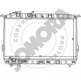 Радиатор охлаждения двигателя SOMORA BVM1XK 1418463590 FAGW S2 137040B