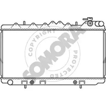 Радиатор охлаждения двигателя SOMORA 1418466079 Y0BLE Q XN5WP 192240D