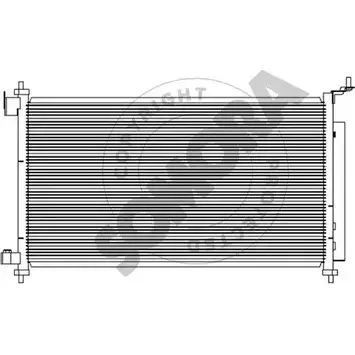 Радиатор кондиционера SOMORA 197460 MQ6C 6XF WDILPQC 1418466386