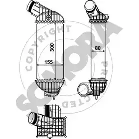 Радиатор кондиционера SOMORA 221560A 1AE82 1418468190 FY1 J6UA