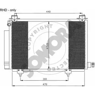 Радиатор кондиционера SOMORA WHR DF7 310160A 1418470947 NP8MQFB изображение 0