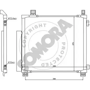Радиатор кондиционера SOMORA 315560 JD05U 3 IMZNXMS 1418471579