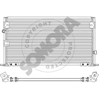 Радиатор кондиционера SOMORA 1418471827 25M77BI 318760A RR5 R5
