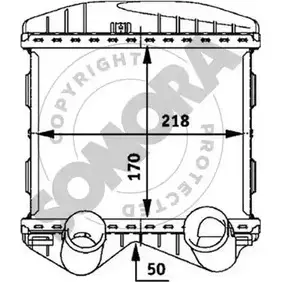 Интеркулер SOMORA UAXCZH 1418472096 340045A 94 ZIY изображение 0