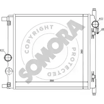 Радиатор охлаждения двигателя SOMORA X7Q9 05C RV9B0MH 1418472138 350240 изображение 0