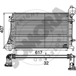 Интеркулер SOMORA 352445A O44LKV A 60SY1R1 1418472775