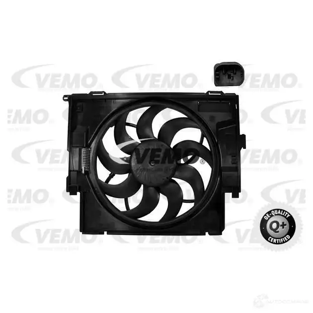 Вентилятор радиатора VEMO 2ZT FL1 1641608 V20-01-0021 4046001613593 изображение 0