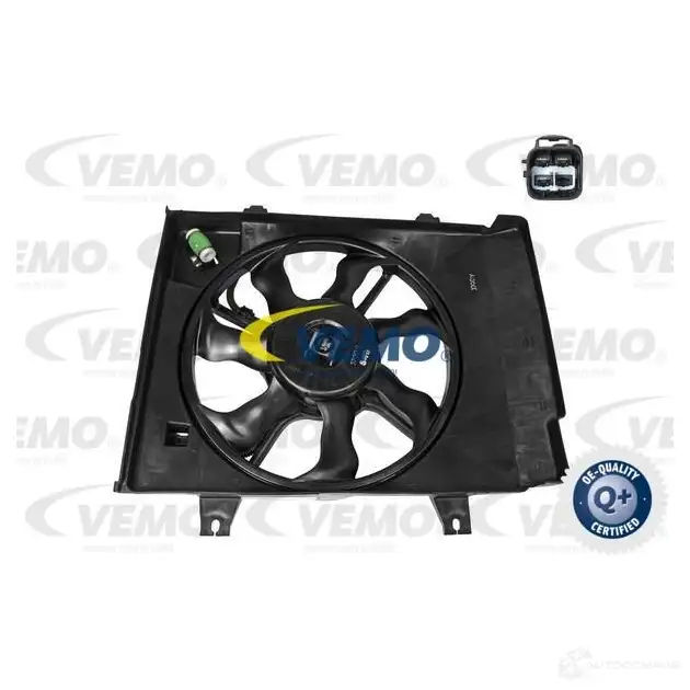 Вентилятор радиатора VEMO 1651331 v53010004 4046001504563 RGZG MZY