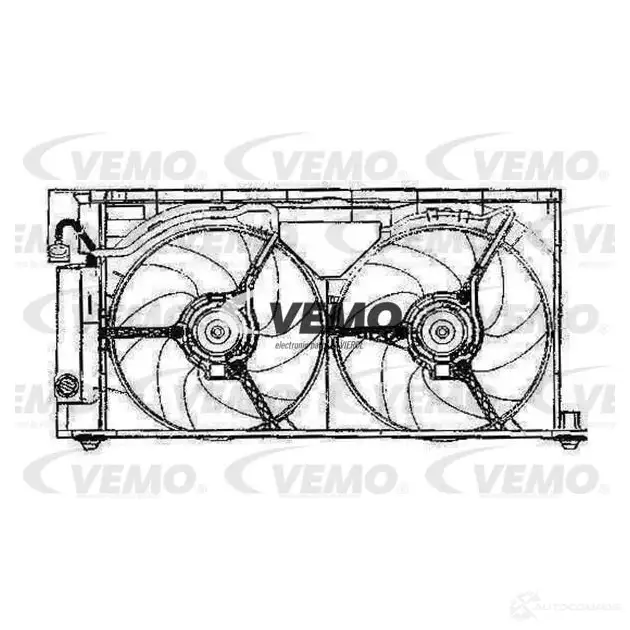 Вентилятор радиатора VEMO 1643022 S SOO4T 4046001226472 V22-01-1761 изображение 0