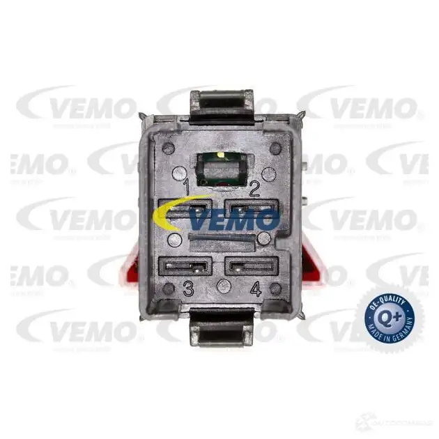 Кнопка аварийной сигнализации, аварийка VEMO 1424708565 V10-73-0510 ZV 7LS1 4046001987380 изображение 1