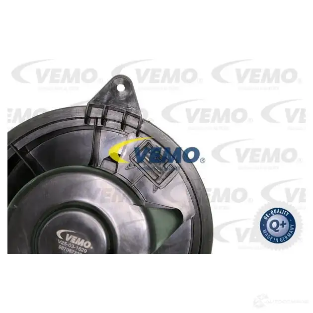 Моторчик вентилятора печки VEMO 1644384 4046001245473 V25-03-1629 D50 2Y2 изображение 1