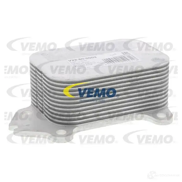 Масляный радиатор двигателя VEMO 4046001524318 1643173 V22-60-0003 UU0 AR изображение 0
