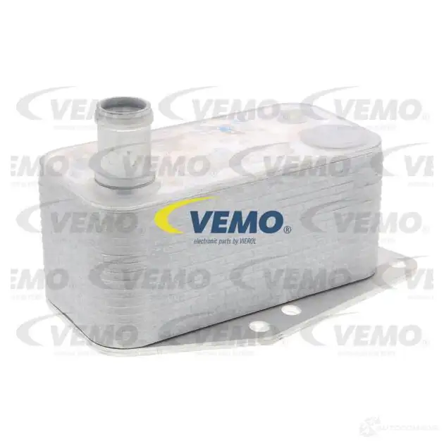 Масляный радиатор двигателя VEMO V20-60-0043 4046001854071 1218273128 R6K66 B4 изображение 0