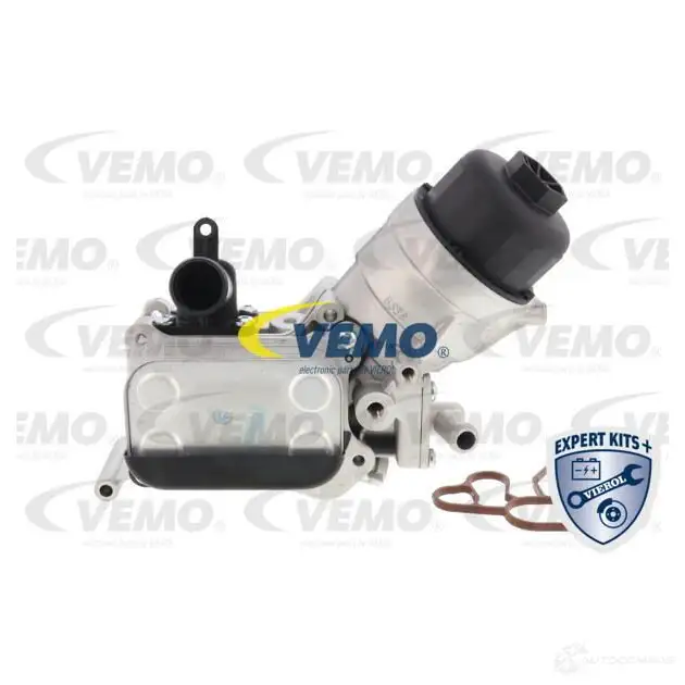 Масляный радиатор двигателя VEMO 8L OQ0 V40-60-2111 1438016077 изображение 0