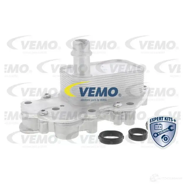 Масляный радиатор двигателя VEMO 1218419700 V40-60-2102 4046001855276 4 N1AT изображение 0