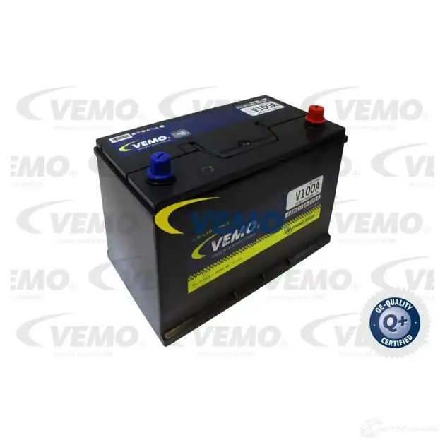 Аккумулятор 100 ач 730 а 12 в 304x173x220 VEMO 600032070 100 Ah 1652514 V99170040