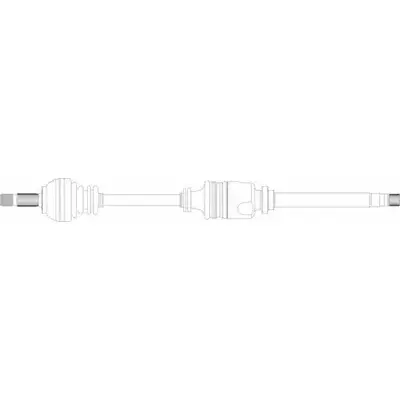 Приводной вал REMY UFS6MR S8UN CF 1418676453 DRDS09093