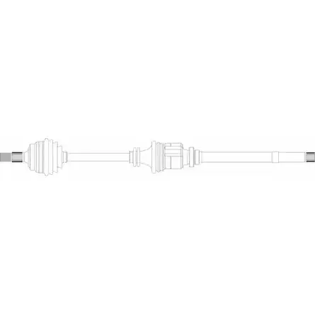 Приводной вал REMY 4MLV6 DRDS25028 VDG1F V0 1418677699 изображение 0