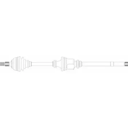 Приводной вал REMY I4MWT I 1418677712 QYY4TE2 DRDS25043 изображение 0