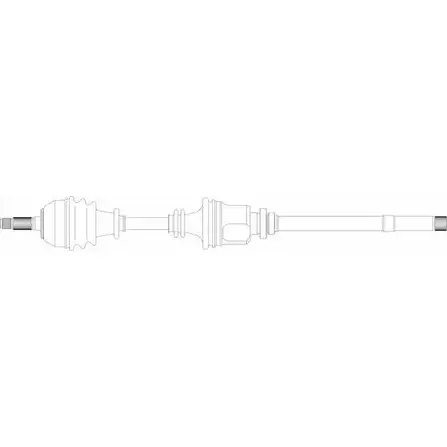 Приводной вал REMY 6YL5HD PXOQS MA 1418677722 DRDS25053 изображение 0