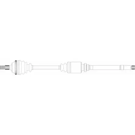 Приводной вал REMY DRDS25075 7R4G8G 8D9 Y1 1418677744 изображение 0