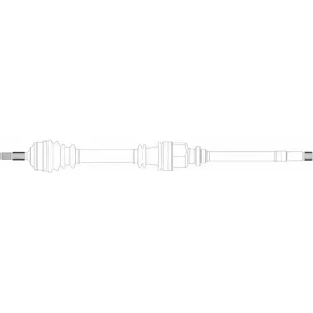 Приводной вал REMY 97V 2R DRDS25135 M0WH0 1418677802 изображение 0