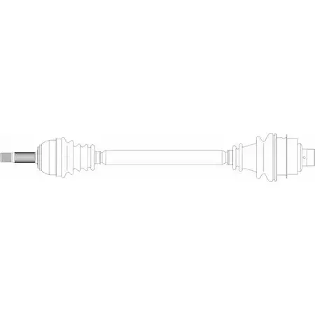 Приводной вал REMY DRDS27025 9FV1K 9MN J2PH 1418677952 изображение 0