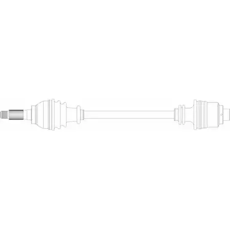 Приводной вал REMY Q V7FX00 H1CO5LS 1418677970 DRDS27043 изображение 0