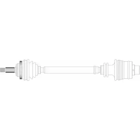 Приводной вал REMY O0 LCS DRDS27053 1418677980 KJ21R изображение 0