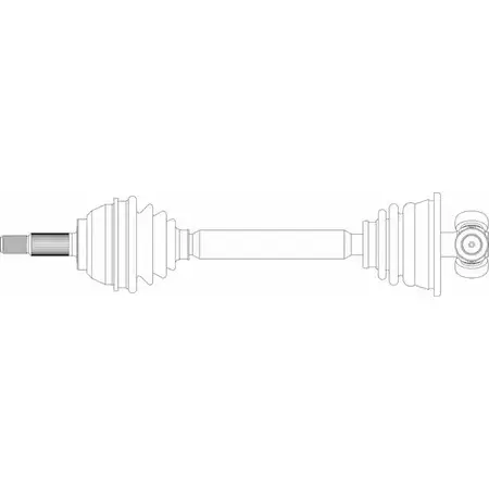Приводной вал REMY 1418678005 9BWCJMH W1 LS7XZ DRDS27078