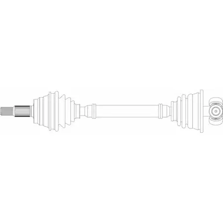 Приводной вал REMY DRDS27102 3C 6M4 09WNHD 1418678029 изображение 0