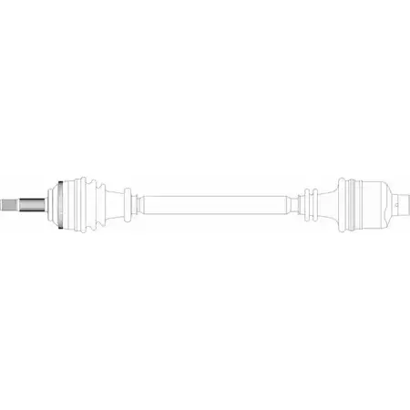 Приводной вал REMY P7E MW 1418678077 QAWAGI DRDS27152 изображение 0