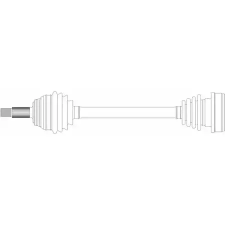 Приводной вал REMY WF2 HO 1418678700 DRDS36007 C0YPCV изображение 0