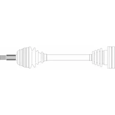 Приводной вал REMY 1418678710 DRDS36017 DBOAW PWK 8LR