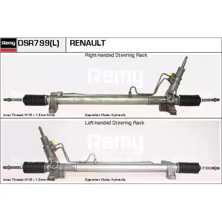Рулевая рейка REMY 1418687121 UFO1PY 6J 61F8 DSR799 изображение 0