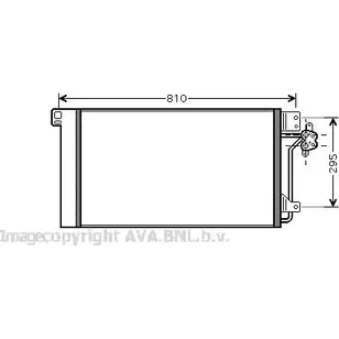 Радиатор кондиционера AVA QUALITY COOLING H1AKZH VNA5236 RR9 KQ 1418868769