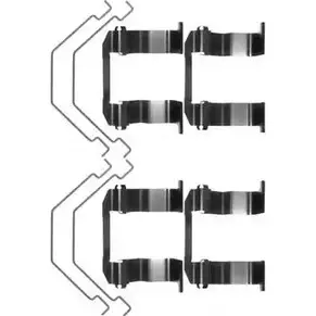 Ремкомплект тормозных колодок MGA 1418893716 ZUB 1242 OATQ1 A99