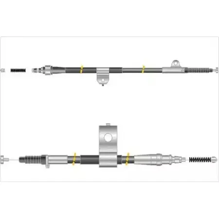 Трос ручника MGA TDALIQV KC4288 QN 3E5U 1418902584