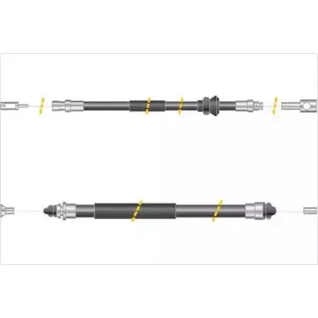 Трос ручника MGA KC4502 KO8CC MII FL 1418902773