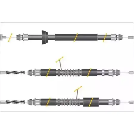 Трос ручника MGA Y35P0 M HEJ35 KC4550 1418902815
