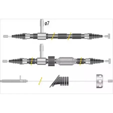 Трос ручника MGA KC4684 OWCB55 1418902939 AQ 61C0X