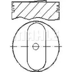 Поршень MAHLE ORIGINAL E25400 0.40 XLZI 2N QBEEJNP 1419195445 изображение 0