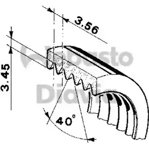 Ремень ГРМ WEBASTO 82D013599A HWZR D4 1419264125 Q8NTF3K